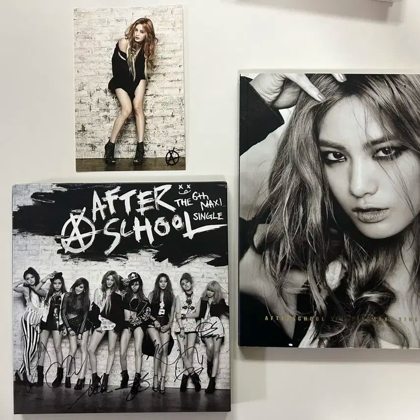 애프터스쿨 친필 앨범 싸인 앨범 사인 앨범