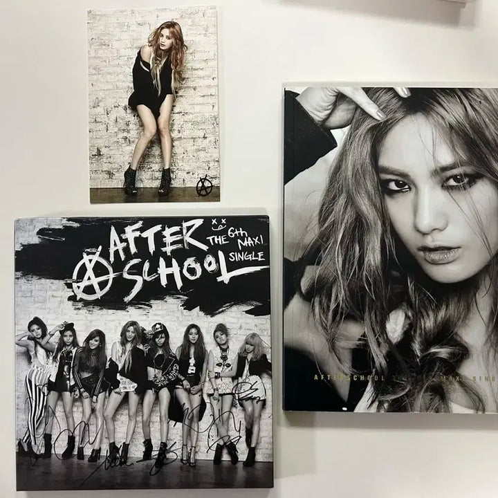 애프터스쿨 친필 앨범 싸인 앨범 사인 앨범