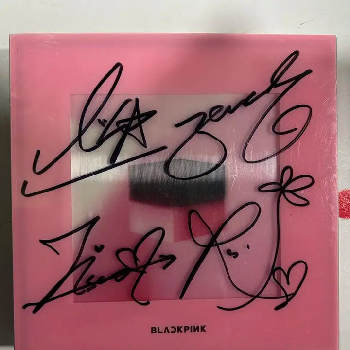 (비매)블랙핑크 친필 앨범 싸인 앨범 사인 앨범