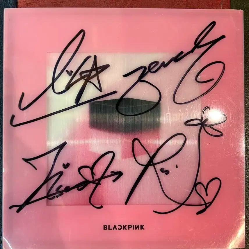 (비매)블랙핑크 친필 앨범 싸인 앨범 사인 앨범