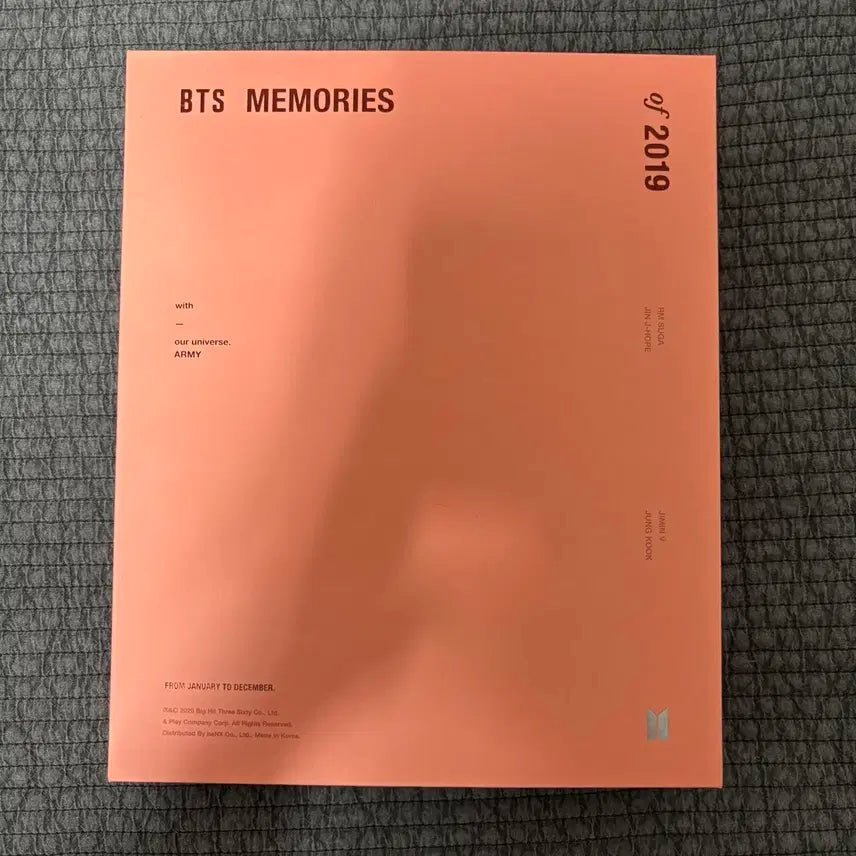 방탄소년단 BTS 2019 메모리즈 DVD Memories