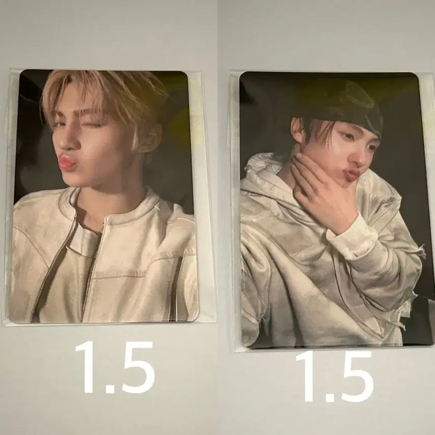 투어TWS paly hard 위버스 럭키드로우 지훈,영재 포카