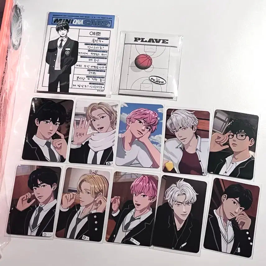 플레이브 2024 시그 포카, qna 카드 일괄