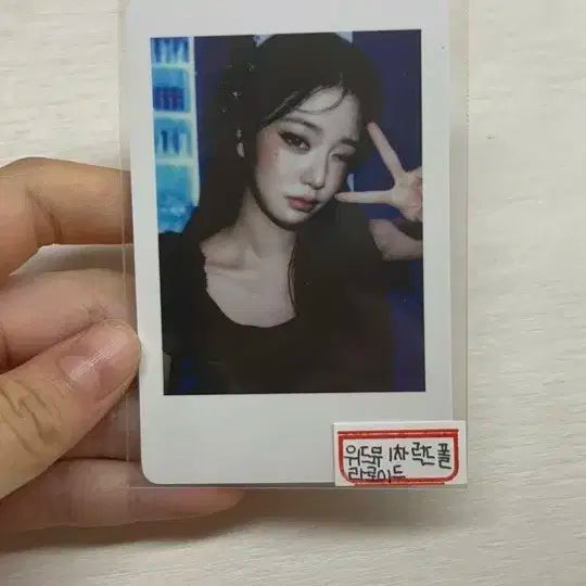 아이브 시크릿 원영 위드뮤 럭드 폴라로이드 포카