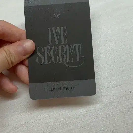 아이브 시크릿 원영 위드뮤 럭드 폴라로이드 포카