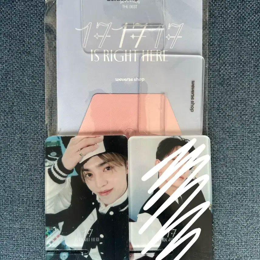 세븐틴 베앨 위버스 특전 아크릴 에스쿱스