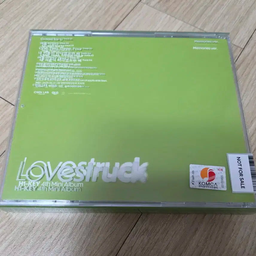 하이키 Hikey lovestruck 친필싸인 포카 비매앨범