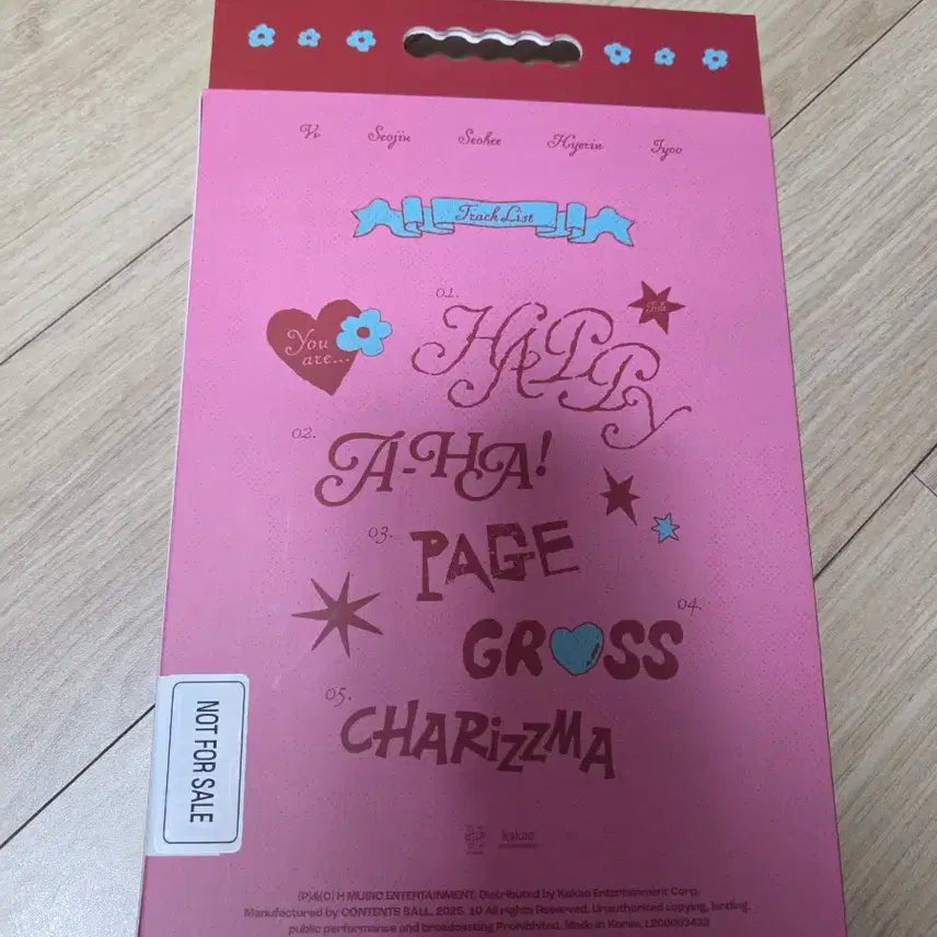 힛지스 HITGS 1집 친필싸인 포카 비매앨범 kpop