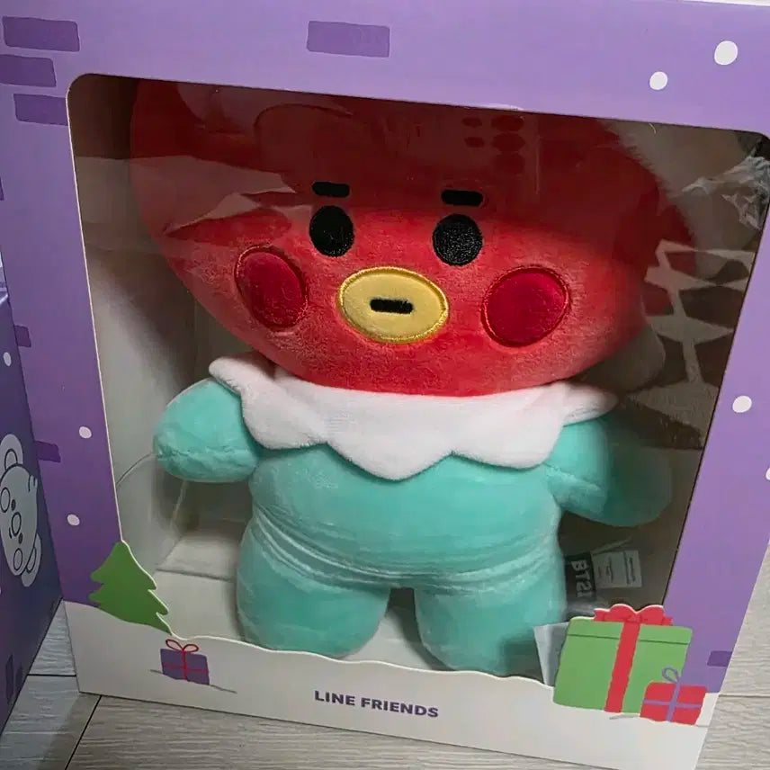 bt21 홀리데이 스탠딩 인형 타타,코야