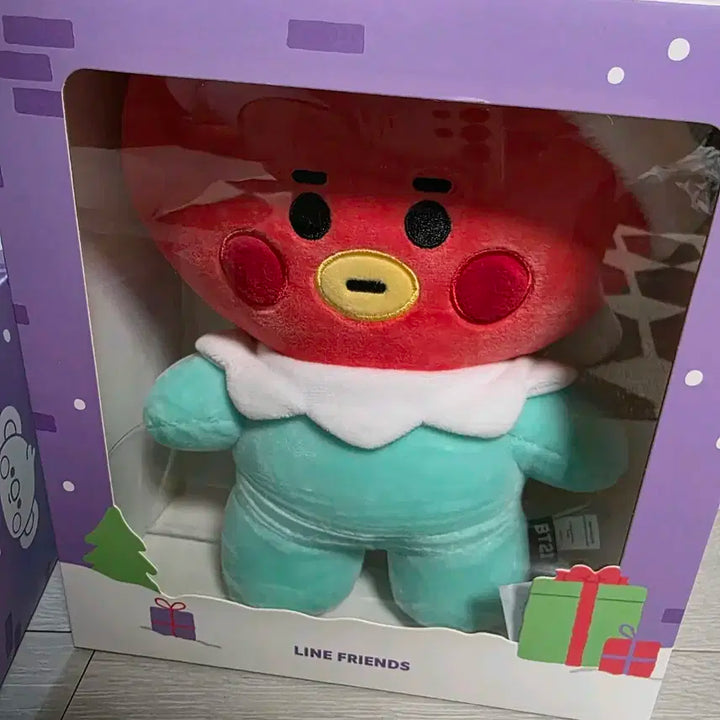 bt21 홀리데이 스탠딩 인형 타타,코야