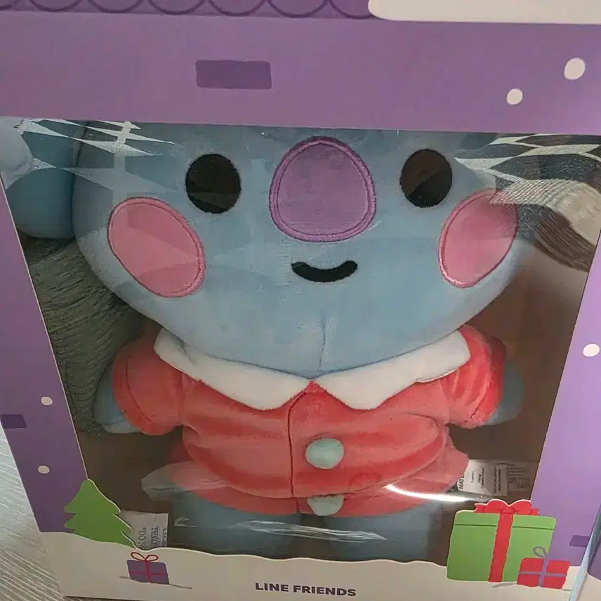 bt21 홀리데이 스탠딩 인형 타타,코야