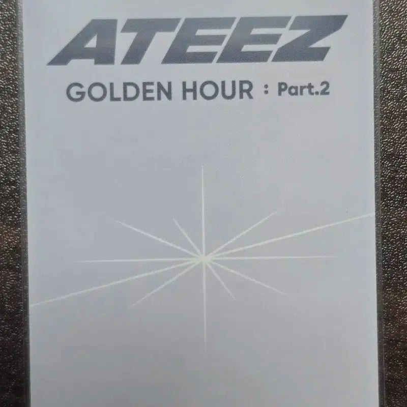 Ateez 여상 GOLDEN HOUR : Part2 Makestar 특전