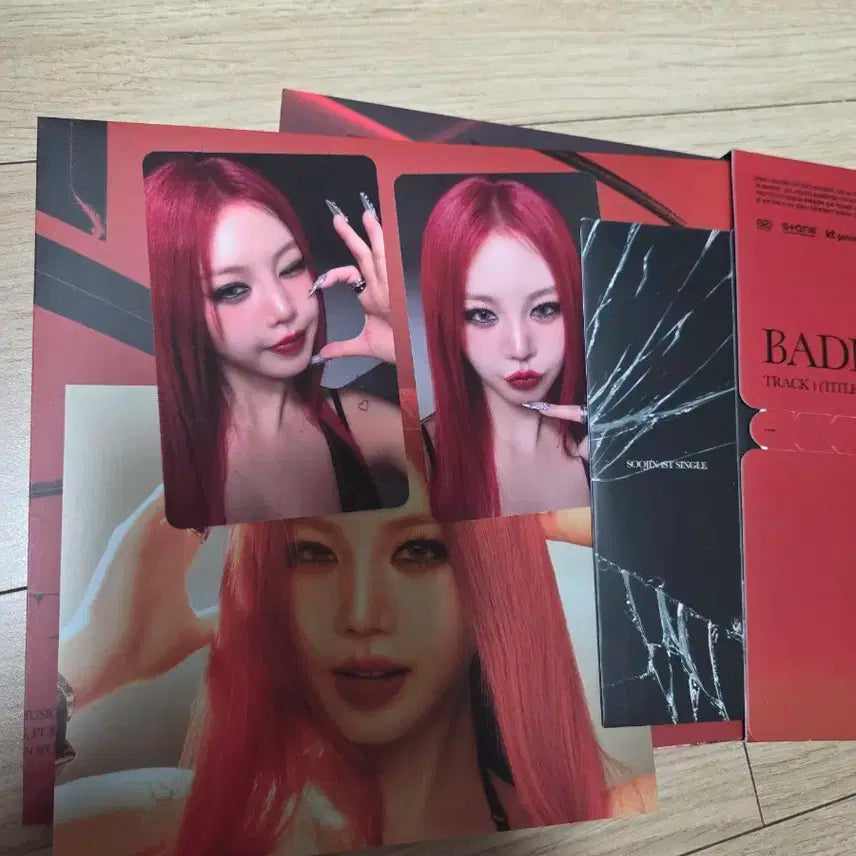 여자아이들 수진 SOOJIN 배디튜드 BADITUDE 친필싸인 비매앨범
