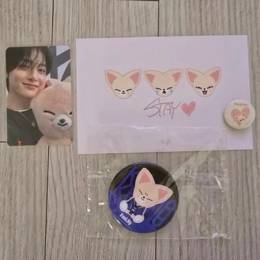 스트레이키즈 스키즈 아이엔 폭시니 캔뱃지 포카