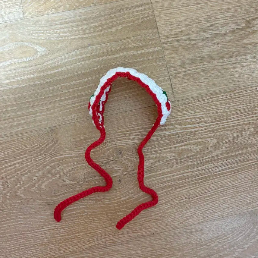 [10cm 인형옷]체리귀도리 뜨개인형옷 누이옷 10깅 귀도리 인형옷