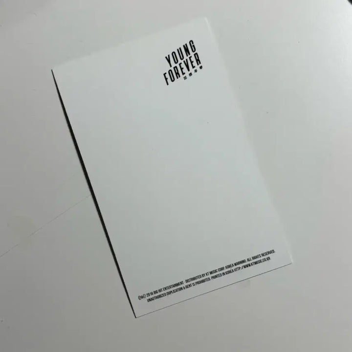 방탄소년단 민윤기 슈가 쩔어 초회 한정 포카 영포에버