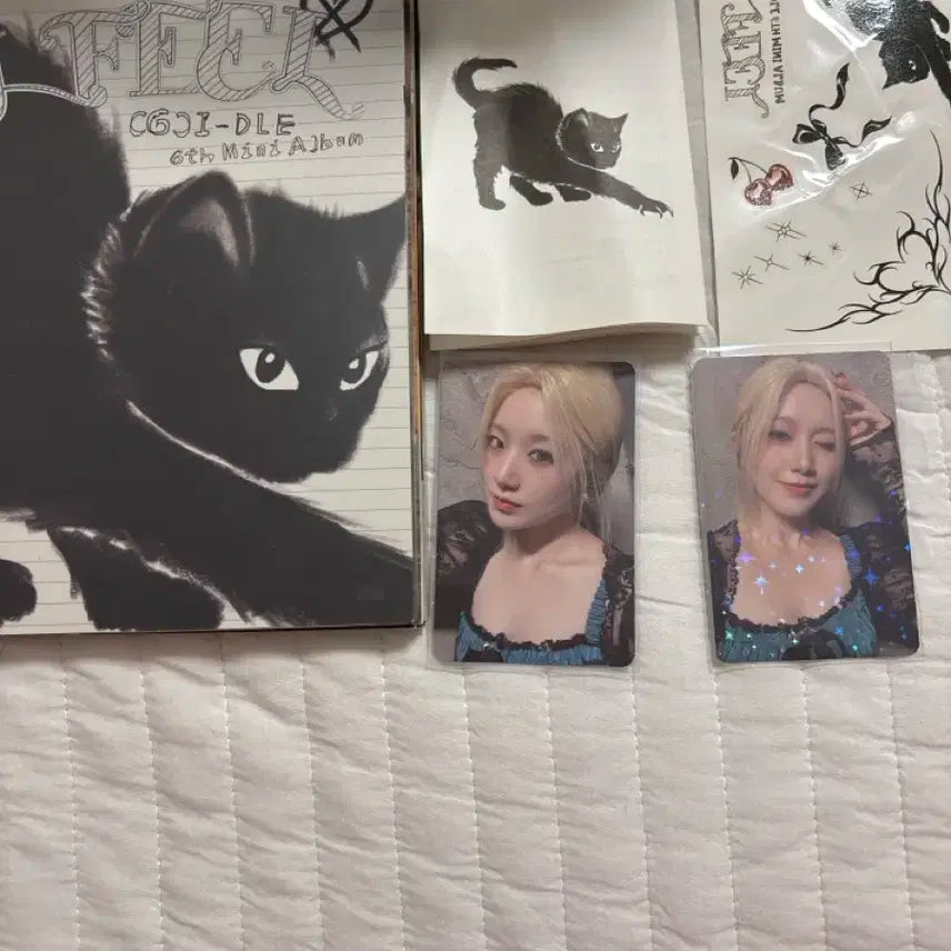 (여자)아이들 I feel 앨범 + 포토카드 + 타투