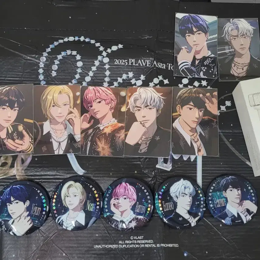 플레이브 콘서트 포카팩+미니아뵹+뱃지+5만원포카