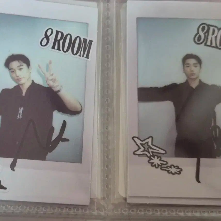 에이티즈 8room 럭드 산 폴라로이드 2종
