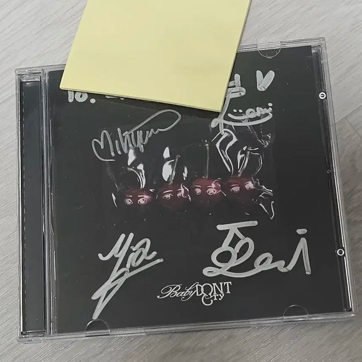 베이비돈크라이 베돈크 희귀 디싱 싸인 멘트 to 있음 한정판 비매