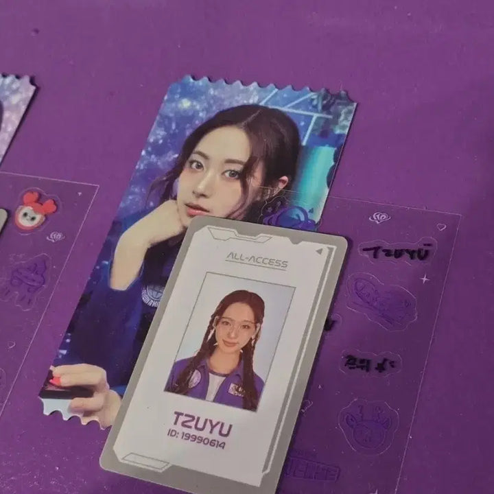 트와이스 10주년 밥업 쯔위 틴케이스 포토 세트