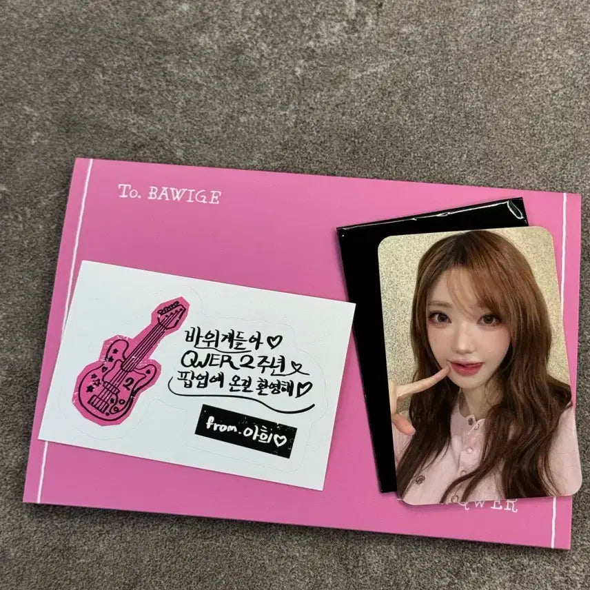 마젠타 포토카드 Qwer 팝업 2주차 포카 스티커 일괄양도