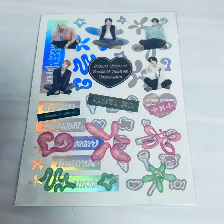 투모로우바이투게더 액트 스윗미라지콘 스티커 세트