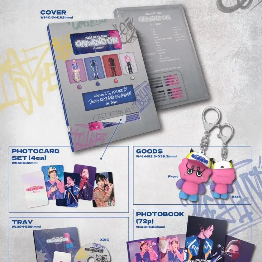샤이니 키 키랜드 2024 KEYLAND ON:AND ON 블루레이