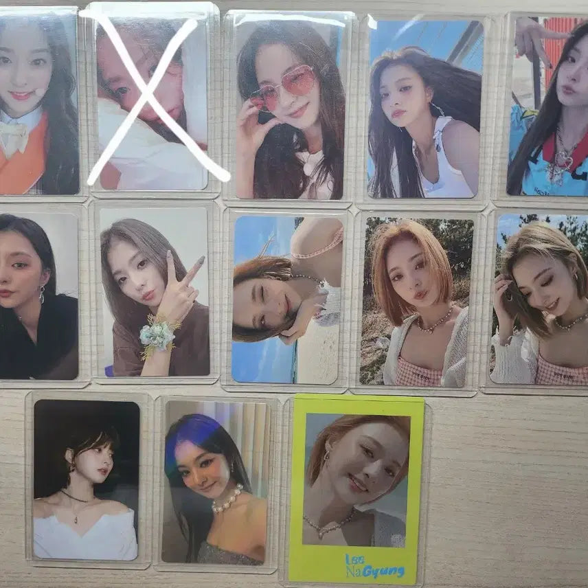 급처) 프로미스나인 이나경 포토카드 일괄판매