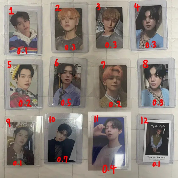 TXT 앨범,포카,롯데리아