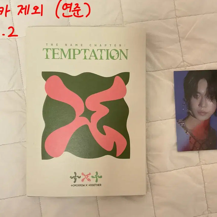 TXT 앨범,포카,롯데리아