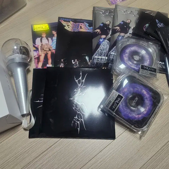 에스파 포카+응원봉+앨범 일괄 양도