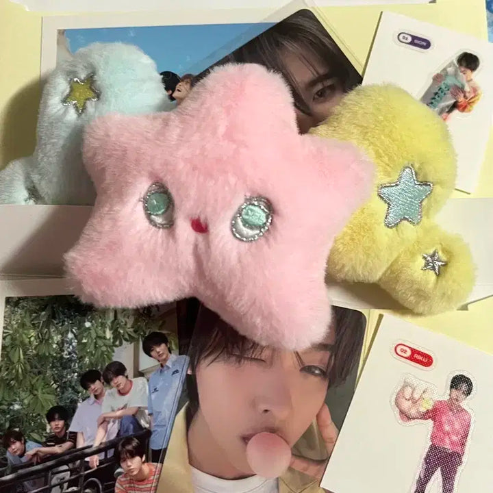 엔시티위시 팝츄 초판 키링 리쿠포카 시온포카