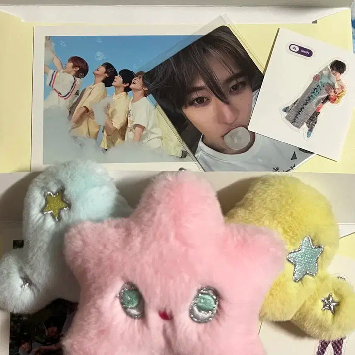 엔시티위시 팝츄 초판 키링 리쿠포카 시온포카