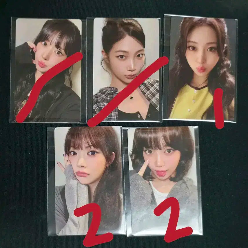 르세라핌 스파게티 영상통화 포토카드 LESSERAFIM 위버스 영통