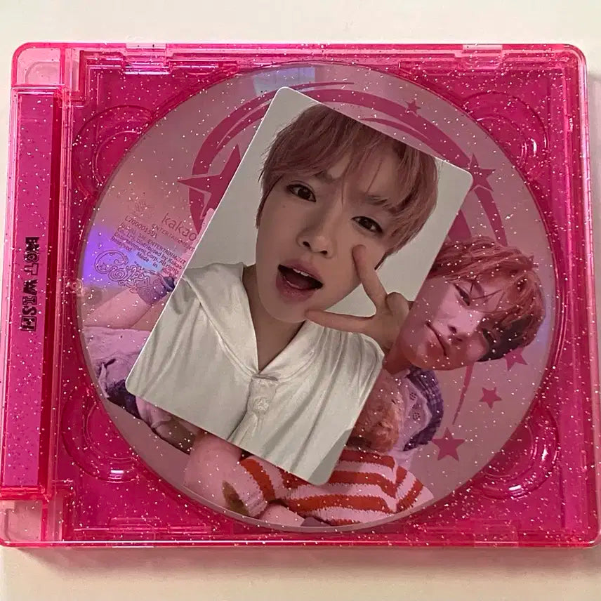 [당일발송] 엔시티 위시 컬러 사쿠야 쥬얼, 위버스 특전 포카