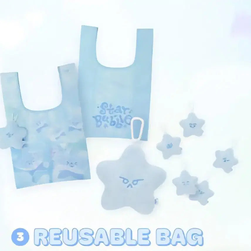 마크 리유저블백 스타버블 키링 에버랜드 엔시티드림 127 포카 분철