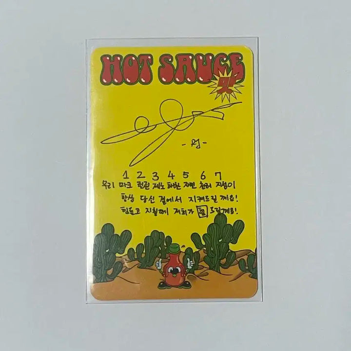 NCT드림 런쥔 맛 포카