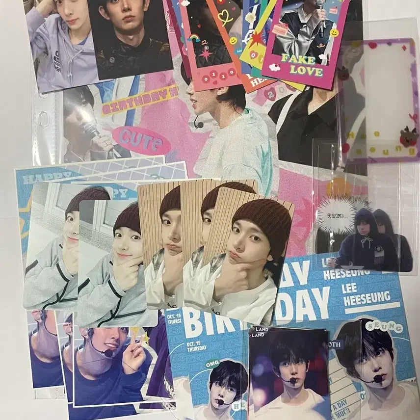 엔하이픈 희승 생카 비공굿 일괄판매