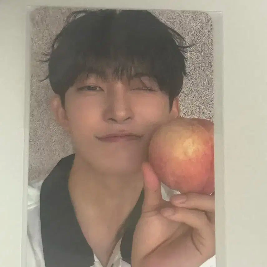 김건우 1주차 복숭아 미개봉 포카 양도 보플팝업 전시회