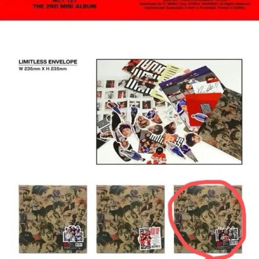 NCT127 마크 풀셋 무한적아 앨범 C버전