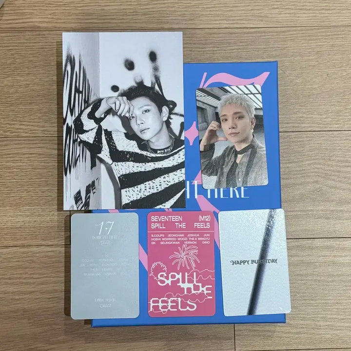 세븐틴 조슈아 10주년 LP 엽서,포카 + 공식 포카