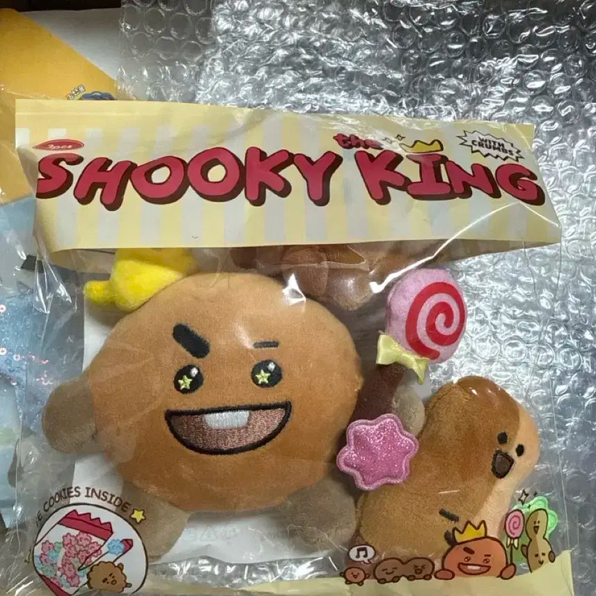 BT21 Shooky King 봉제인형 굿즈 세트