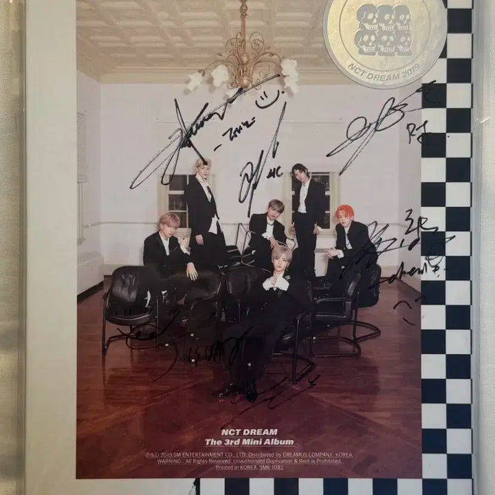 NCT DREAM 위 붐 비매 친필싸인앨범