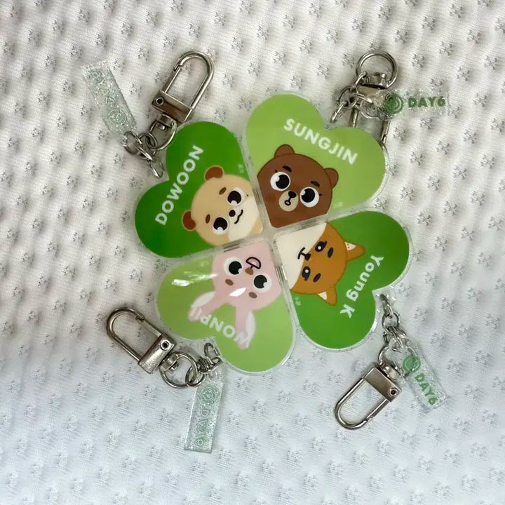 데이식스 일본 엠디 아크릴 키링 세트