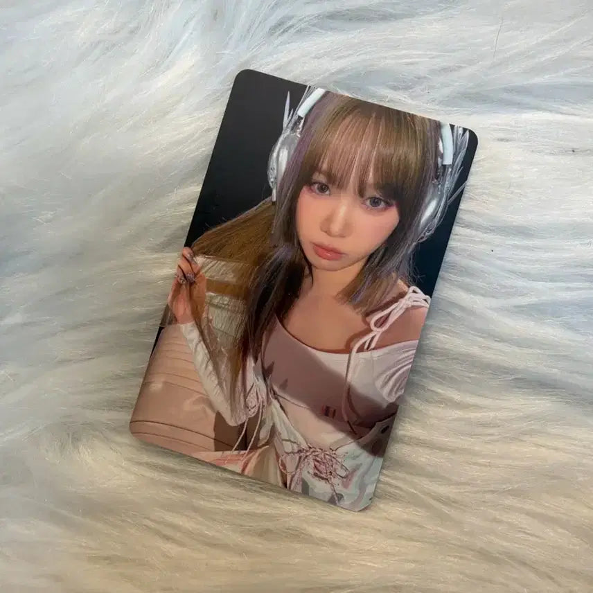 르세라핌 김채원 퍼펙트나잇 QQ뮤직 포토카드 포카 트레카