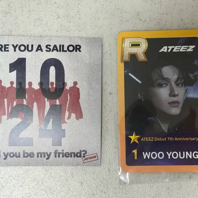 ATEEZ 우영 포토카드 (한강유람선 ATEEZ에이티즈 7주년)