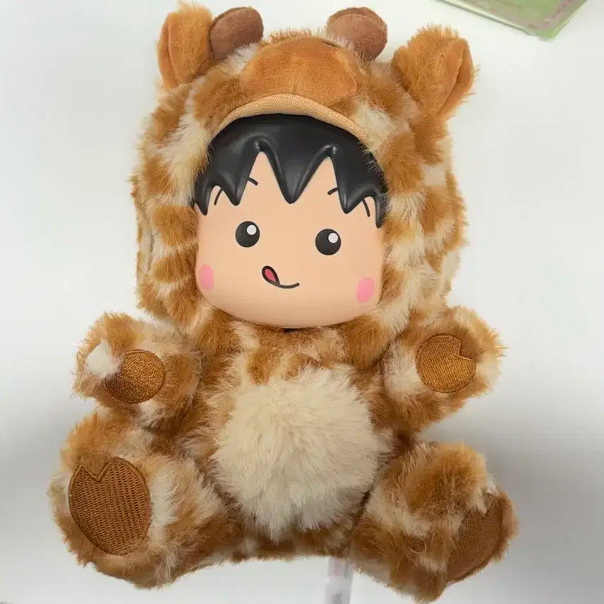 (새상품) 치비 마루코 동물옷 인형 키링 가챠 피규어