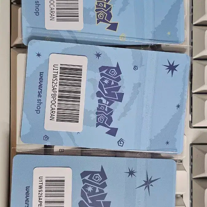 투어스 지훈 playhard 특전 포카 3종 set