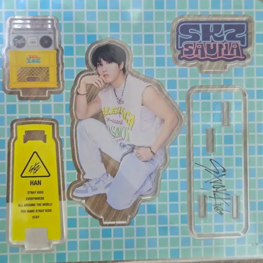 일본 스키즈사우나 한 아크릴스탠드